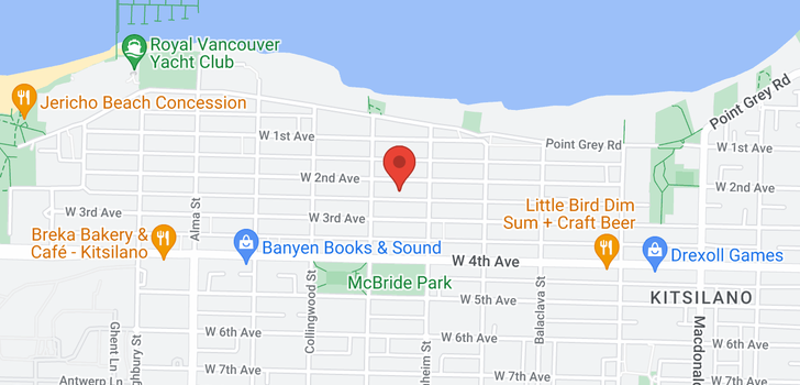 map of 3342-3344 W 2ND AVENUE